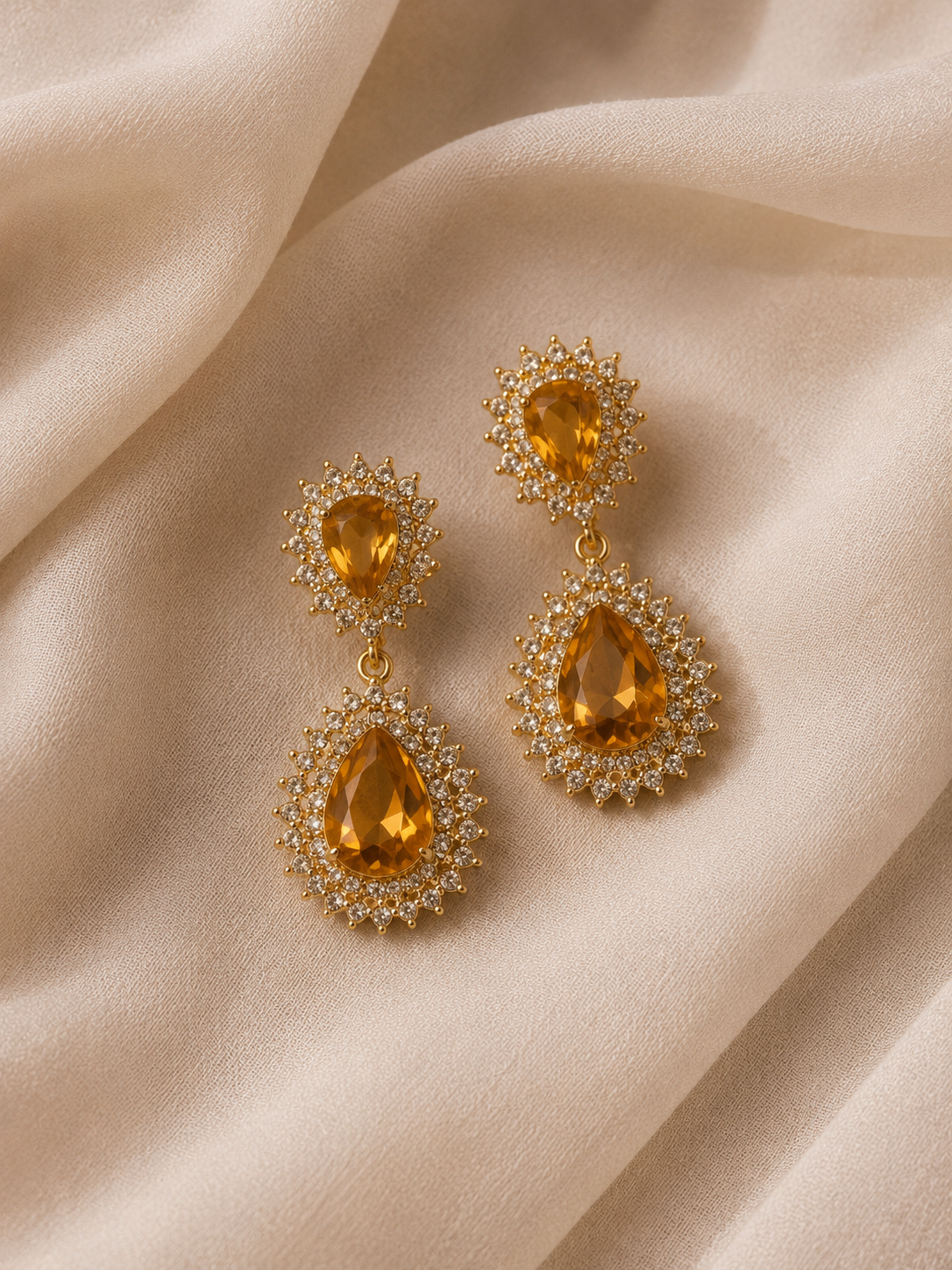 Golden-Topaz-Imperial-Halo-Statement-Earrings